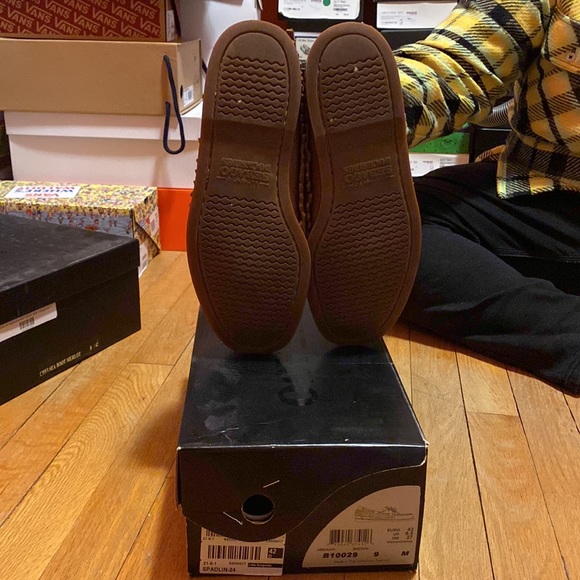 Sebago brown suede boat shoe with fringe size 9 - Picture 4 of 4